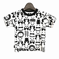アドベンチャーワールド公式パンダパターンTシャツ(大人Sサイズ