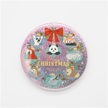 2023Xmas キラキラ缶バッジ
