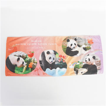 Thank you PANDA FAMILY フェイスタオル