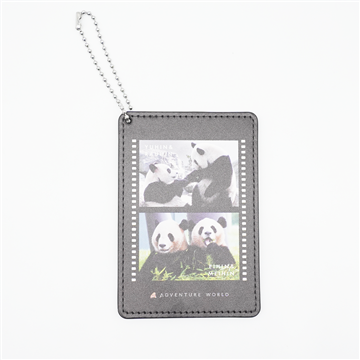 PANDA JOURNEY～しあわせの足あと～　レザーICパスケース