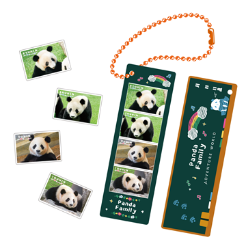 Panda Journey～しあわせの足あと～　フォトグレイキーホルダーvol.2