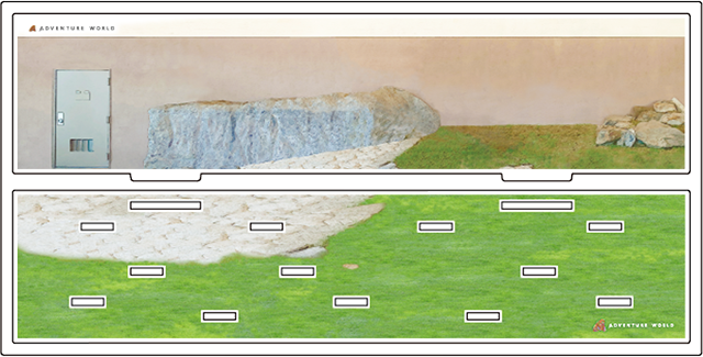パンダのアクリルスタンド コンプリート台座